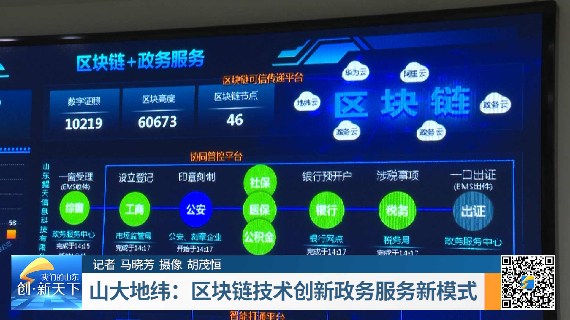 山大地纬 区块链技术赋能政务服务，开启创新新模式